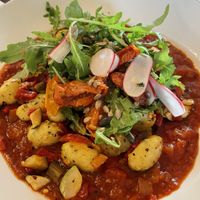 Basil gnocchi  at The Red Lion in Rugeley