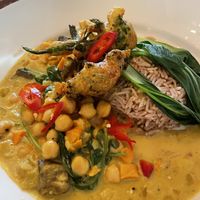 Malaysian curry  at The Red Lion in Rugeley