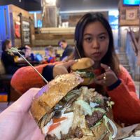   at Burger Village - Church Street in New York City