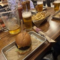   at Burger Village - Church Street in New York City