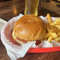 Chicken Parma burger   at Rabbit Food @ Meadows Tap in Edinburgh