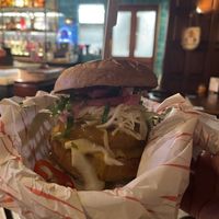 katsu burger   at Rabbit Food @ Meadows Tap in Edinburgh