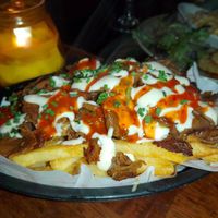 Kebab fries at Rabbit Food @ Meadows Tap in Edinburgh