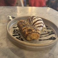 Battered mars bar  at Rabbit Food @ Meadows Tap in Edinburgh