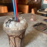 Mint choc chip milkshake   at Rabbit Food @ Meadows Tap in Edinburgh