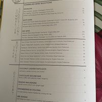 Drinks/dessert  at Animae in San Diego