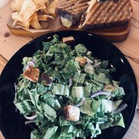Cubano Panini and Cesar Salad  at Goji Berry in Phoenix