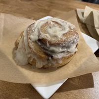 Cinnamon Roll. Yes Please.  at Goji Berry in Phoenix
