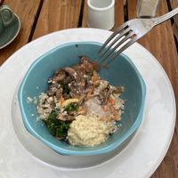 Cauliflower rice   at Pots and Bowls  in Playa Grande