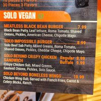  at Solo Burgers & Wings in Dallas