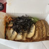 Kimchee quinoa and a watermelon drinkk  at Nourish in Kuala Lumpur