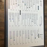 Menu  at Nourish in Kuala Lumpur