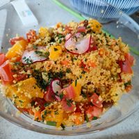 Couscous Salat at Trübsee Self-Service in Engelberg