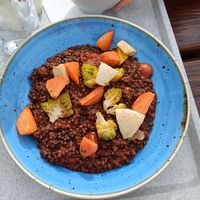 Lentil stew at Trübsee Self-Service in Engelberg