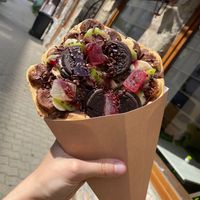 Vegan mega bubble  at Vegan Dream in Timisoara