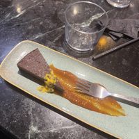 Chocoanko 6€ (look at the size of the fork to see the very small portion)  at Komesu in Angers