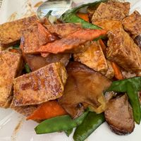 Braised tofu with bok choy and veg #Veganuary at Big Lantern in San Francisco