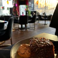 Sticky toffee cake   at Jock's Grill House in Kirkcaldy