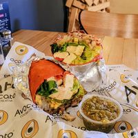 Burrito is by far my best option  🥑 at Avocato Cocina Creativa in Puerto Penasco