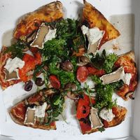 Veggie pizza at Paneólio Pizza Bar in Caldas Da Rainha