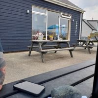 Outside at BRAF in Caernarfon