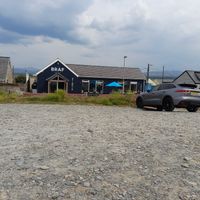 From the car park at BRAF in Caernarfon