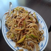 Tallarines 3 delicias at Restaurante Xiang Jiang in Paterna