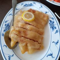 "Pollo" al limon at Restaurante Xiang Jiang in Paterna