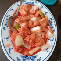 "Cerdo" agridulce at Restaurante Xiang Jiang in Paterna