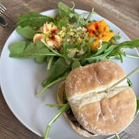 Bahn mi burger   at Salt and Pepper Social in Newcastle