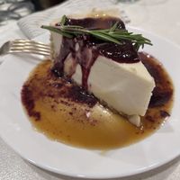 Cheesecake with cherry and caramel sauce   at Salt and Pepper Social in Newcastle