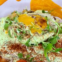 Another view of the Crabby Benedict. at Salt and Pepper Social in Newcastle