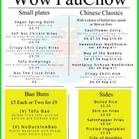 Menu at WowYauChow - temporarily closed in Swinton