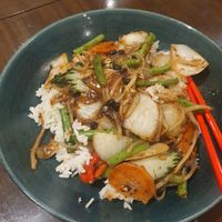 Vegetables in black bean sauce (vegan and gluten free) at WowYauChow - temporarily closed in Swinton