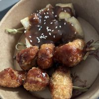 Chkn skewer starter and tofu starter   at WowYauChow - temporarily closed in Swinton