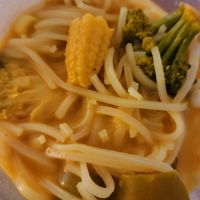 Coconut-veggie curry noodle soup at Thai 202 in St Louis