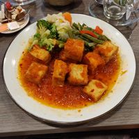 Vegan options, excluding gado gado, atjar, and rice at Bali Indonesia in Roermond
