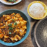 Mapo tofu with rice  at Shanghai Kitchen in Marseille