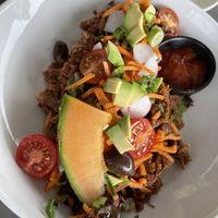 Oeps één schijfje meloen al op voor de foto  at Restaurant PROEFF! in Mechelen