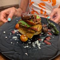 Seitan foccacia main at Papa Negra in Tenerife