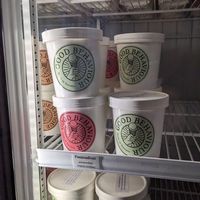 Vegan passionfruit ice cream $12 at Good Behaviour in Toronto