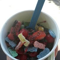 Frozen yoghurt from Bliss at Bliss in Ojai