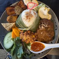 Vegan Nash Uduk   at Sendok Garpu in Brisbane