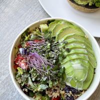 Quinoa bowl with avocado. Huge portion, rich taste. at Dzen of Food in Yerevan