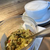 Chiapudding mit Caramel-Cappuccino   at Coffee Company - Oude Doelenstraat in Amsterdam