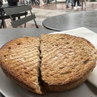 vegan 'tosti' w/ dal  at Coffee Company - Oude Doelenstraat in Amsterdam