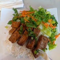 Lemongrass tofu bowl at SEA - Bambuza - North Satellite 03 in Seattle