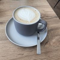 Cappucchino, also available decaf and vegan  at Klaver in Hannover