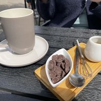 Schoko-Kaffee mit Hafermilch  at Klaver in Hannover
