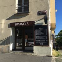 Entrance  at Pizza Famiglia in Prague